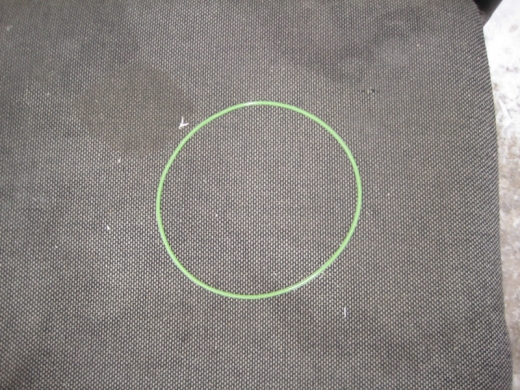 Кольцо под буртик гильзы цилиндра 150-155-25-2-5
